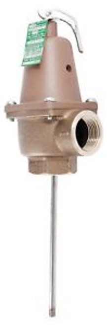 Watts 6-5/8H Temperature and Pressure Relief Valve 730000 BtuH 125 psi 6