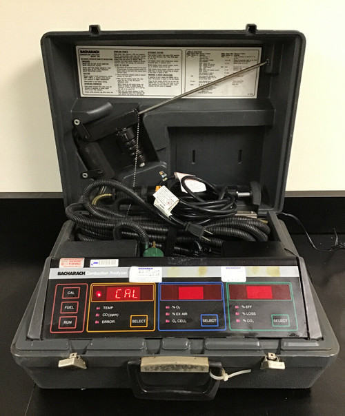 Bacharach Combustion Analyzer Model 300 W/Accessories and users manual