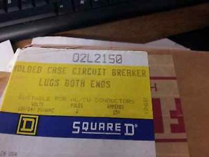 Square D Q2L2150 New In Box 2 Pole 240 Volt 150 Amp Breaker Lug To Lug #B18