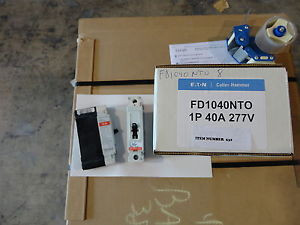 Cutler Hammer Fd1040   1 Pole 40A  New Takeout Breaker