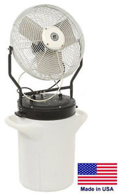 18 MISTING FAN - Self Contained - 5750 CFM - 120 Volts - 1/8 Hp - 1 Ph - 10 Gal