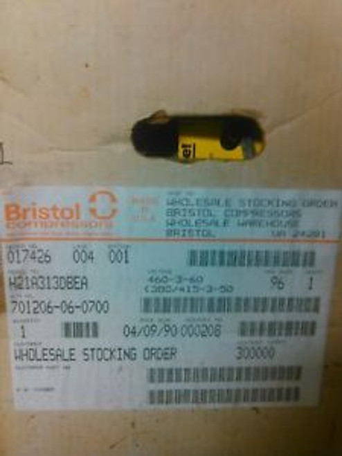 BRISTOL COMPRESSOR H21A313DBEA 31000 BTU  460/3/60