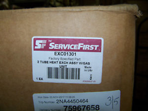 Service First 2 Tube Heat Exchanger Assembly w/ Gas Unit EXC01301