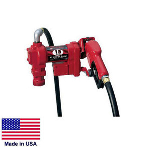 FUEL TRANSFER PUMP Commercial - Multiple Fuel Pump with Meter - 12V DC - 15 GPM