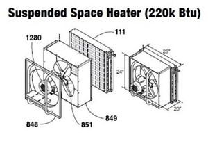 Central Boiler  Suspended Space Heater