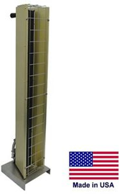 Portable Infrared HEATER - 480 VOLTS - 10749 BTU - 1 Phase - Prewired - 3.15 kW