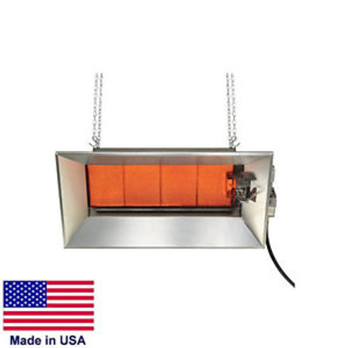 HEATER - Commercial - Ceramic Infrared - LP Propane - Aluminum Stl  104000 BTU