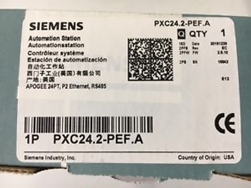 SIEMENS PXC24.2-PEF.A  APOGEE 24PT P2 ETHERNET RS48