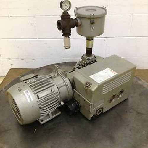 Busch Vacuum Pump w/ Motor RC 0069-A005-1001 Used #68070