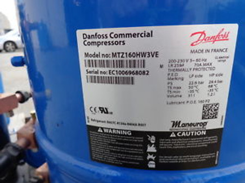 Compressor MTZ160HW3VE Danfoss commercial