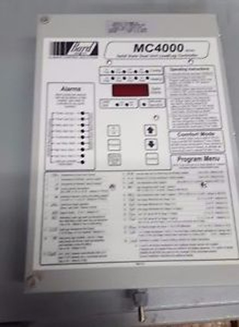 Bard MC4000 Series Advanced  Dual Unit Lead/Lag Controller