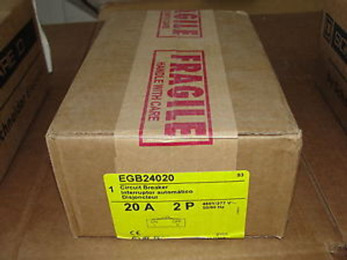 Square D Egb24020 Circuit Breaker 2 Pole 20 Amp 480 Volt 35 Aic Rated