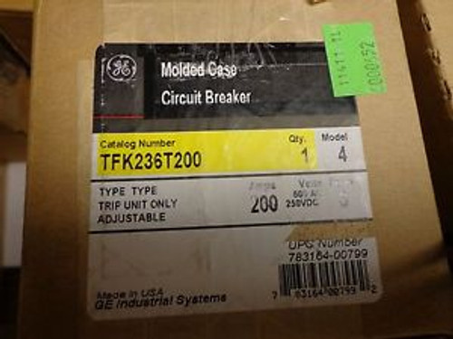 New Ge Tfk236T200  3P 200A
