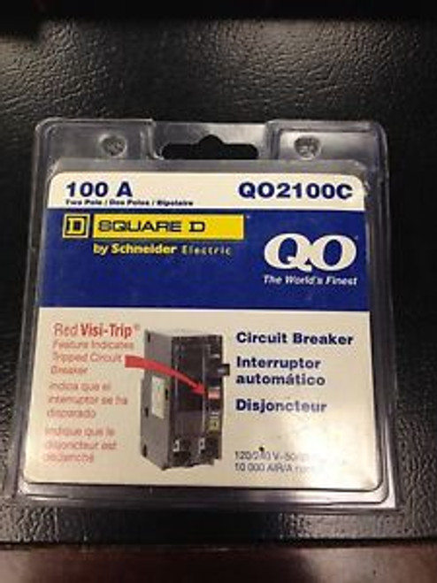 Square D By Schneider Electric 100A 2 Pole Circuit Breaker