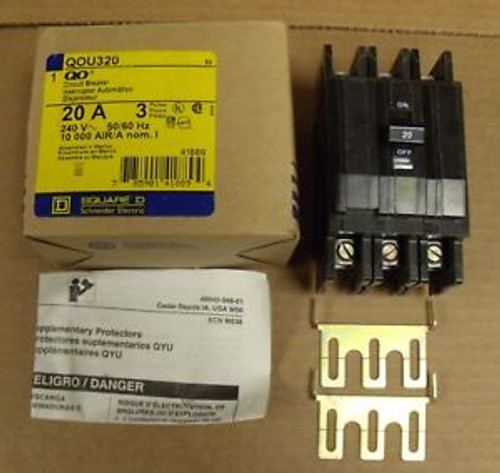 N.I.B. Square D 20 Amp Circuit Breaker Qou320 240V