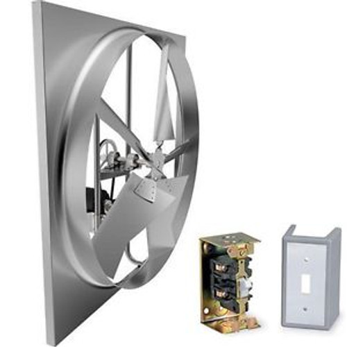 30 Exhaust Fan - 115 Volts - 1/4 HP - 6895 CFM - 1 Phase - Commercial Grade