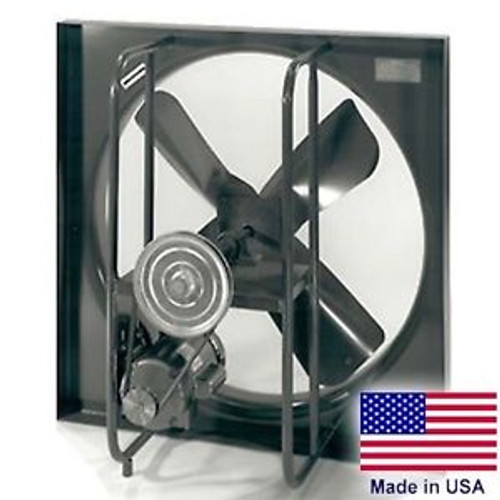 24 Exhaust Fan - 3 PH 3/4 HP 7000 CFM 1725 RPM 230/460V 4 Blades Enclosed