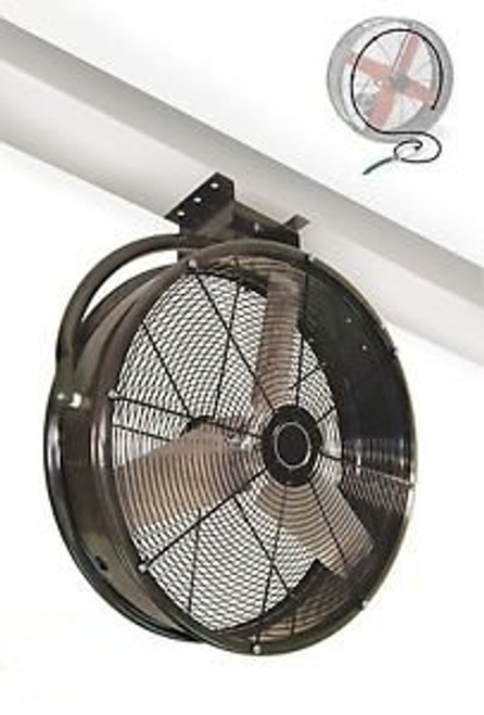 42 CEILING MOUNT FAN & MISTER COMBO - 1/2 Hp - 13600 CFM - 115V - 850 RPM - 6A