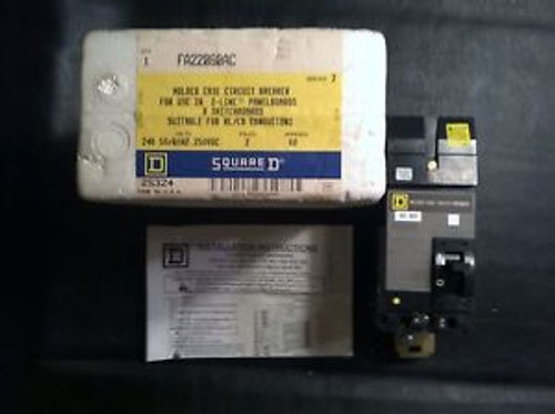 Square D Fa22060Ac Circuit Breaker  I-Line 60 Amp 2 Pole 240 Volts