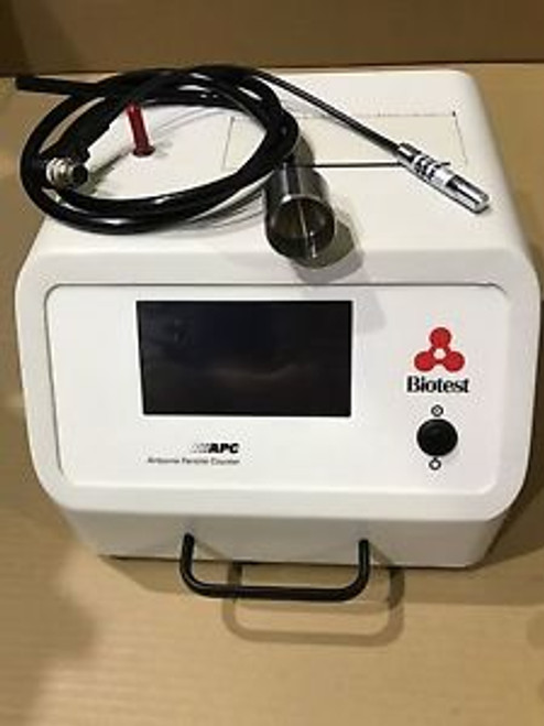 BIOTEST APC P3610 Portable Airborne Particle Counter With Temp & Humidity Probe