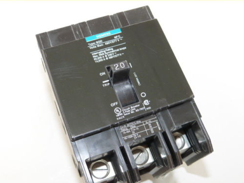 Siemens BQD320 3p 20a 240/480v Circuit Breaker