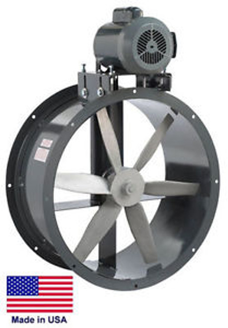 TUBE AXIAL DUCT FAN - Belt Drive - 30 - 1.5 Hp - 115/230V - 1 Phase - 11100