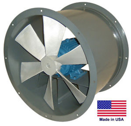 TUBE AXIAL DUCT FAN - Direct Drive - 30 - 3 Hp - 230/460V - 3 Phase - 16000