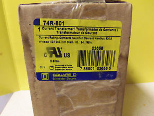 Square D~74R-801 Current Transformer~New In Box~Low Price!!