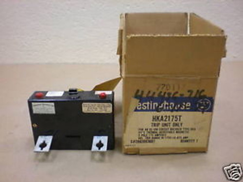 New Westinghouse Hka2175T 175 Amp 2 Pole Trip Unit