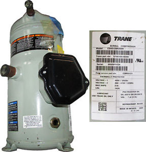 Trane CSHD125K0A0M 3Ph 460V/380-415V 21A Compressor