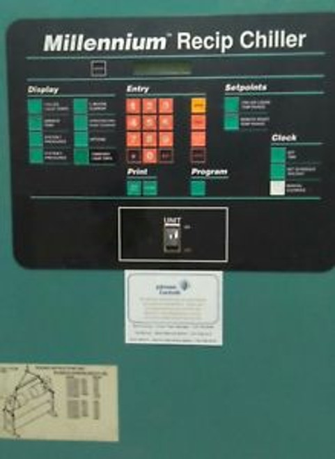 York Millennium Recip Chiller complete control panel