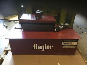 Used 24 Ga Portable Lockformer Flagler JR. Pittsburgh Machine w/ Power Flanger