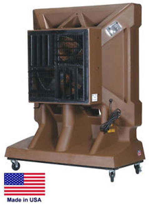 EVAPORATIVE COOLER Commercial - 1/3 Hp - 48 Gallon Tank - 2000 Sq Ft Cool Area