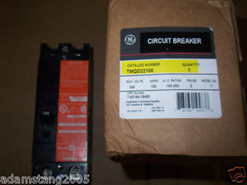 New Ge Tmqd Tmqd22100 2 Pole 100 Amp Circuit Breaker