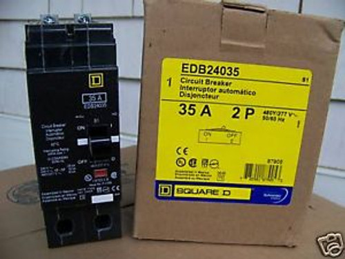 Square D Edb24035 2Pole 35Amp 480V  Circuit Breaker New