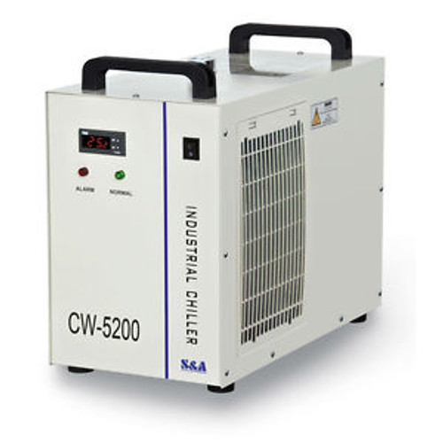 S&A Air Cooled Water Chiller Cw-5200Ah 220V/50Hz For 2100W Laser Or 8Kw Spindle
