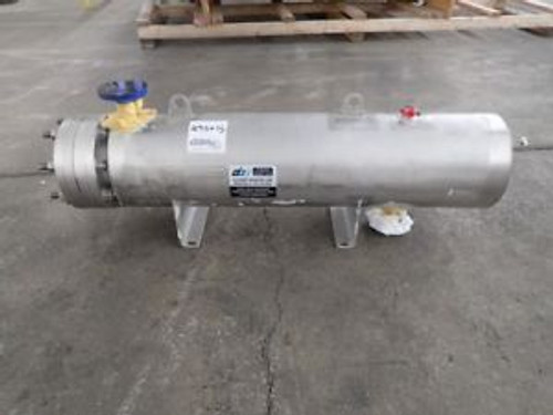 12 Sq Ft Allegheny Bradford Heat Exchanger 316L S/S 150#