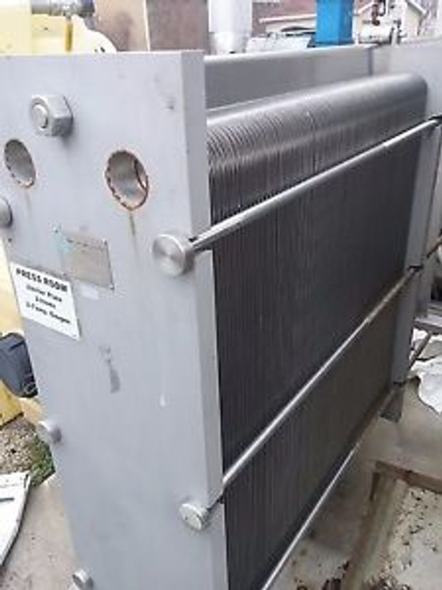 CHESTER JENSEN PLATE AND FRAME HEAT EXCHANGER SIZE 76 HMFS