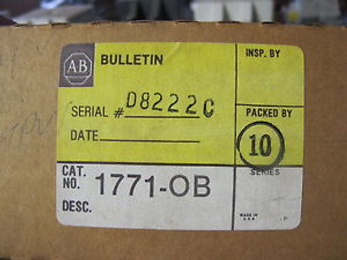 Ab 1771-Ob 12-24 Volt Dc Output Module