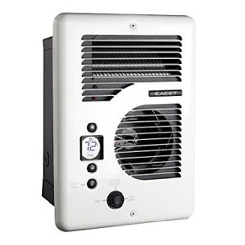 Cadet CEC163TW Energy Plus multi-watt 120/240V wall heater with electronic therm