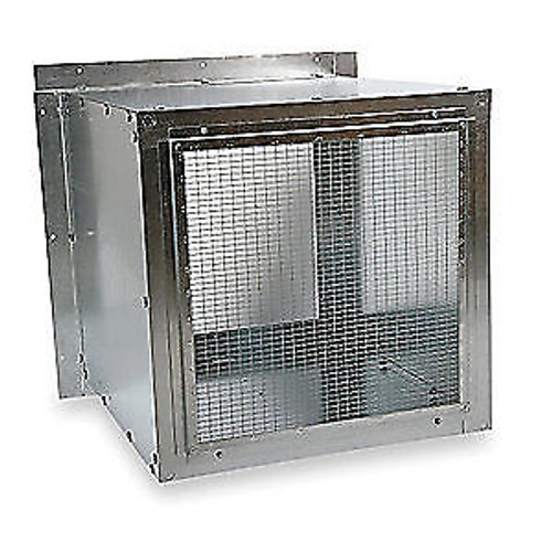 DAYTON Wall HousingGalv SteelFor 12 In Fan 3FKF4