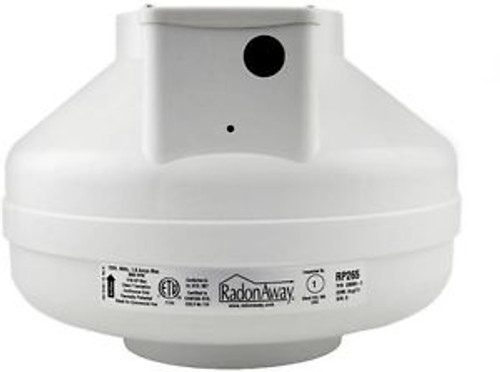 RadonAway RP265 Radon Fan Mitigation Reduction Quiet Motor Vertical Mount 23033