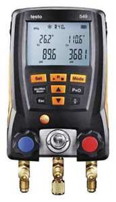 Testo 0560 0550 Digital Manifold Gauge 2 Valves