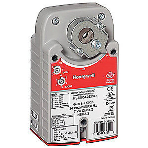 HONEYWELL Electric Actuator44 in.-lb.-22 to 149 MS7505A2030