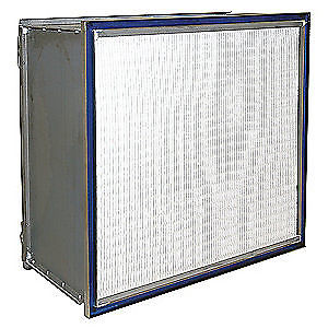 Air Handler Microfiber Hepa Air Filter12X24X11-1/2 6B621