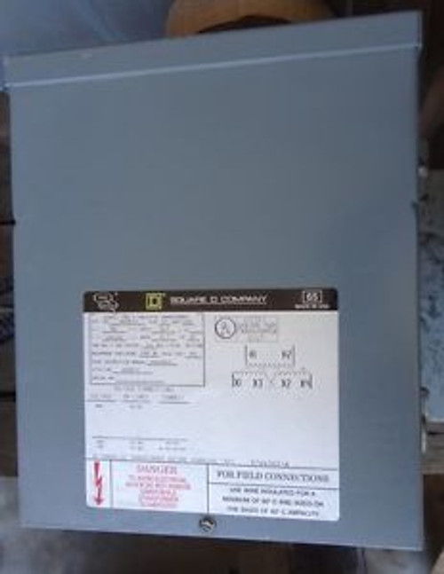 Square D Sorgel Type S Insulated Transformer 10KVA, 10S39F15