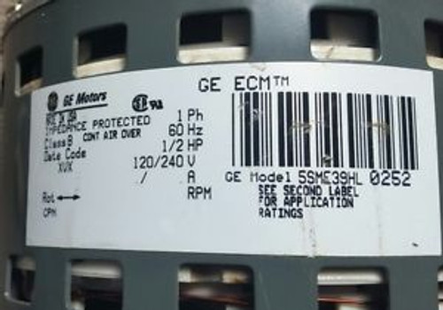 GE ECM Motors 5SME39HL