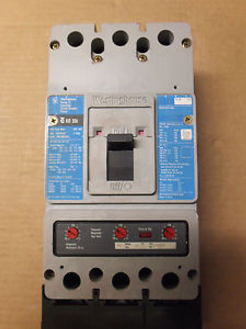 Westinghouse KD 3 pole 400 amp 600v KD3400F Circuit Breaker kd3400 Chipped