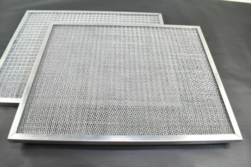 AIR HANDLER 2GGT8 Washable Metal Air Filter,20x25x1,Mesh PK 2