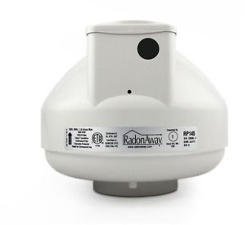 Radonaway Rp145 Radon Mitigation Fan Outdoor Pump Air Treatment Reducing Radon